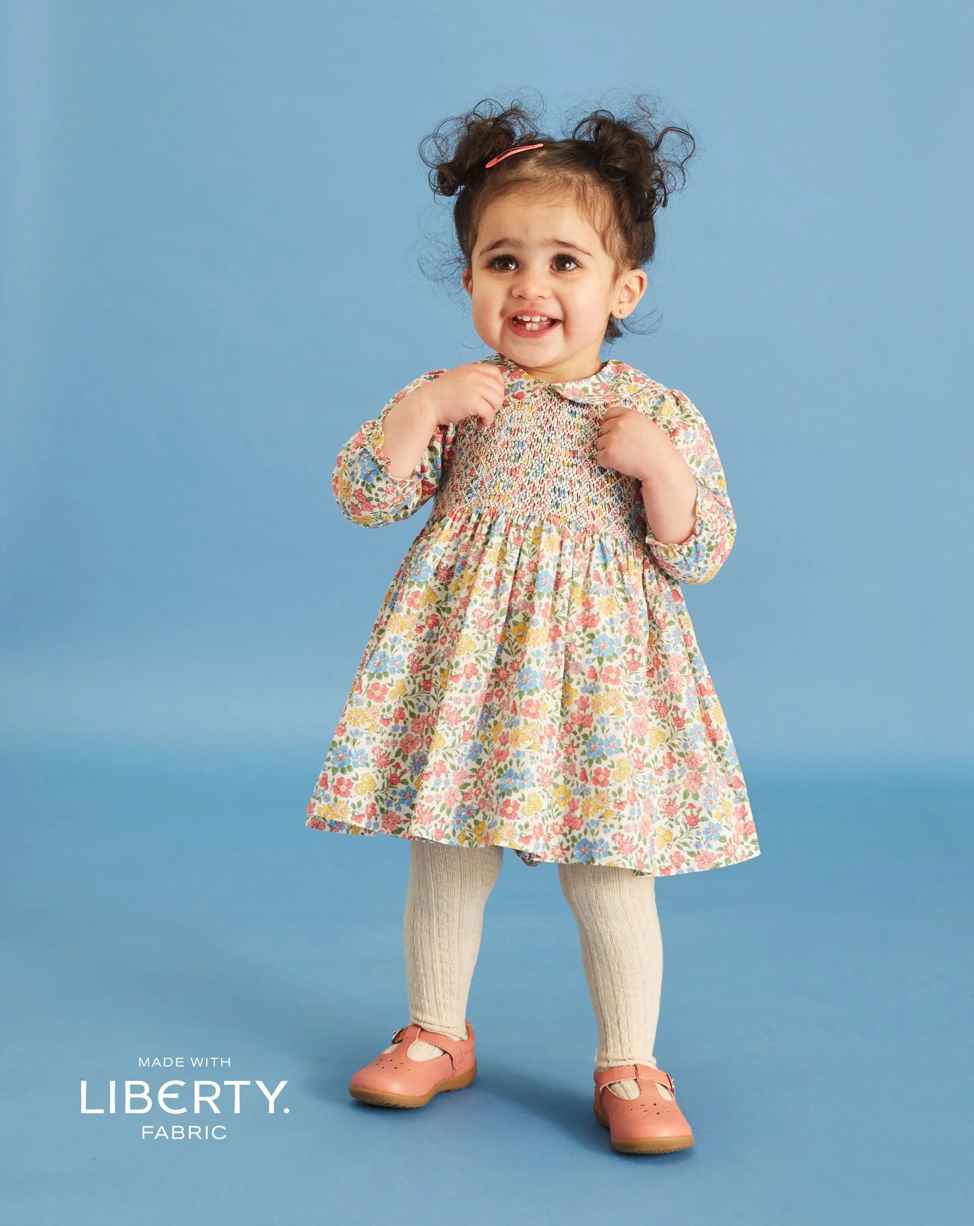 Made with Liberty fabric: Baby Dress - Kynlee