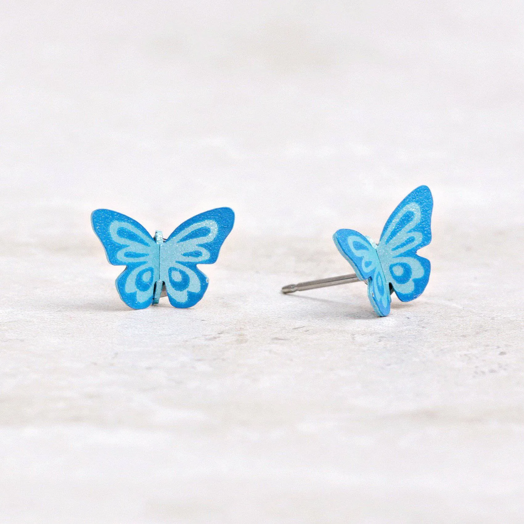 Maya Butterfly Post Earrings