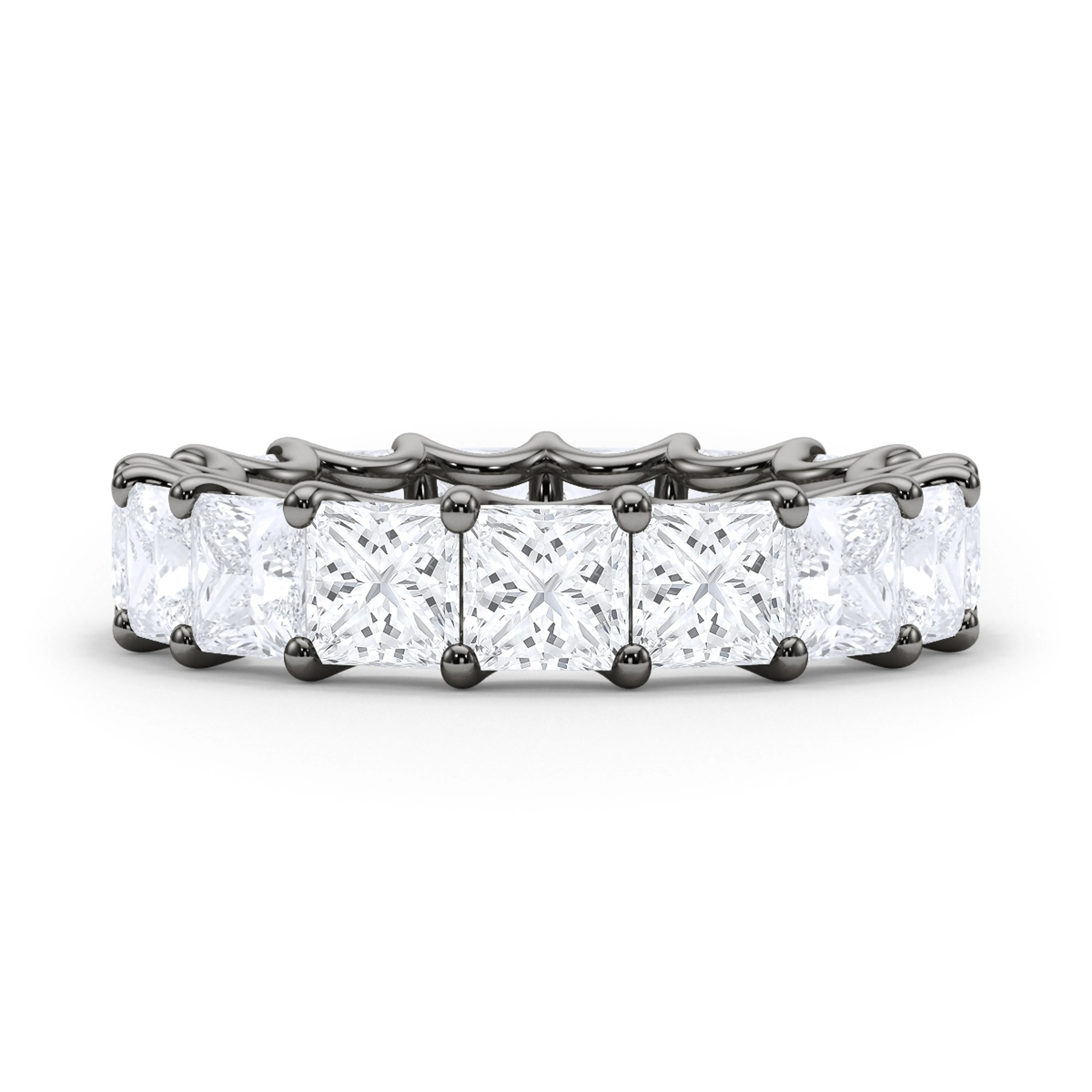 Men's Princess Cut Diamond Eternity Band