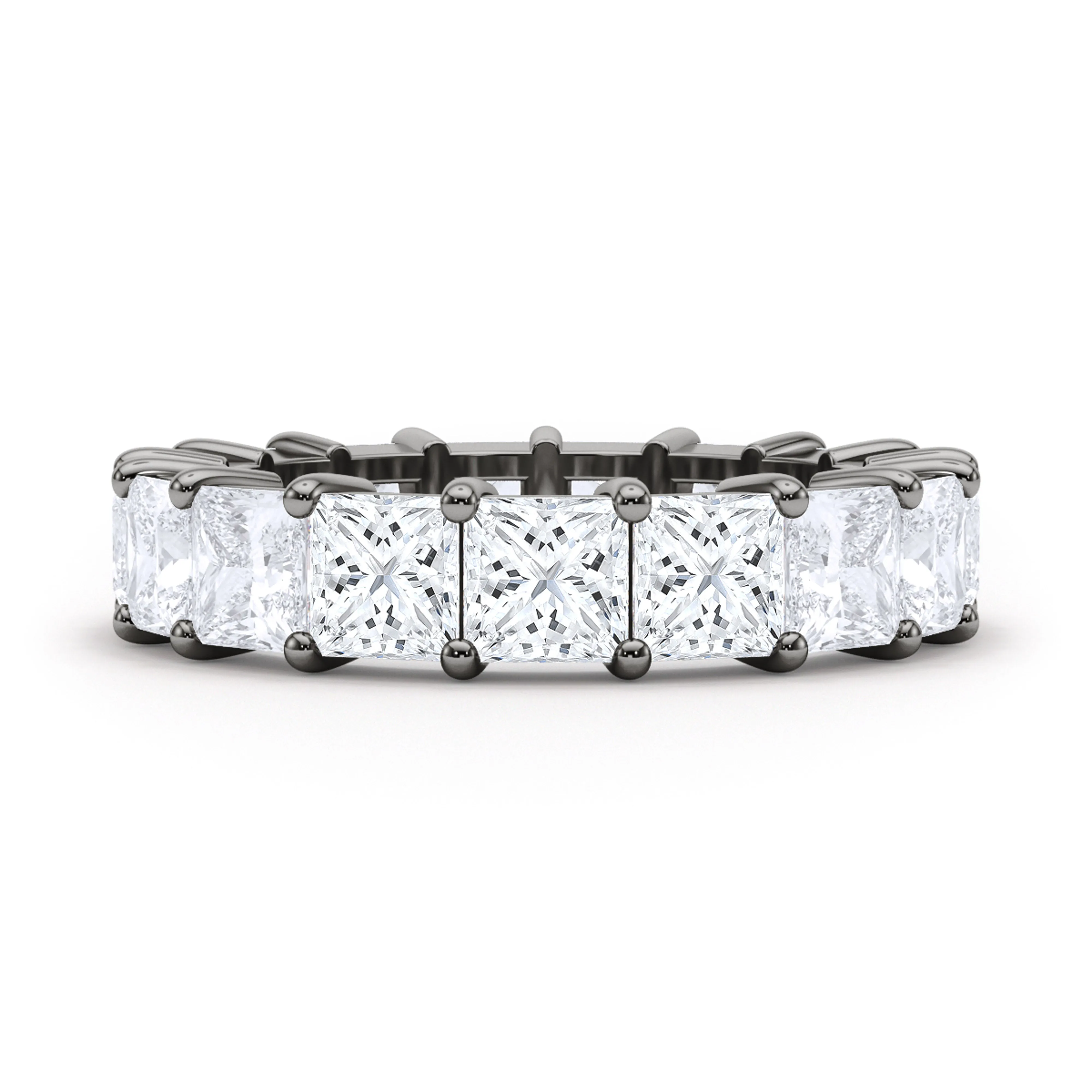 Men's Princess Cut Diamond Eternity Band