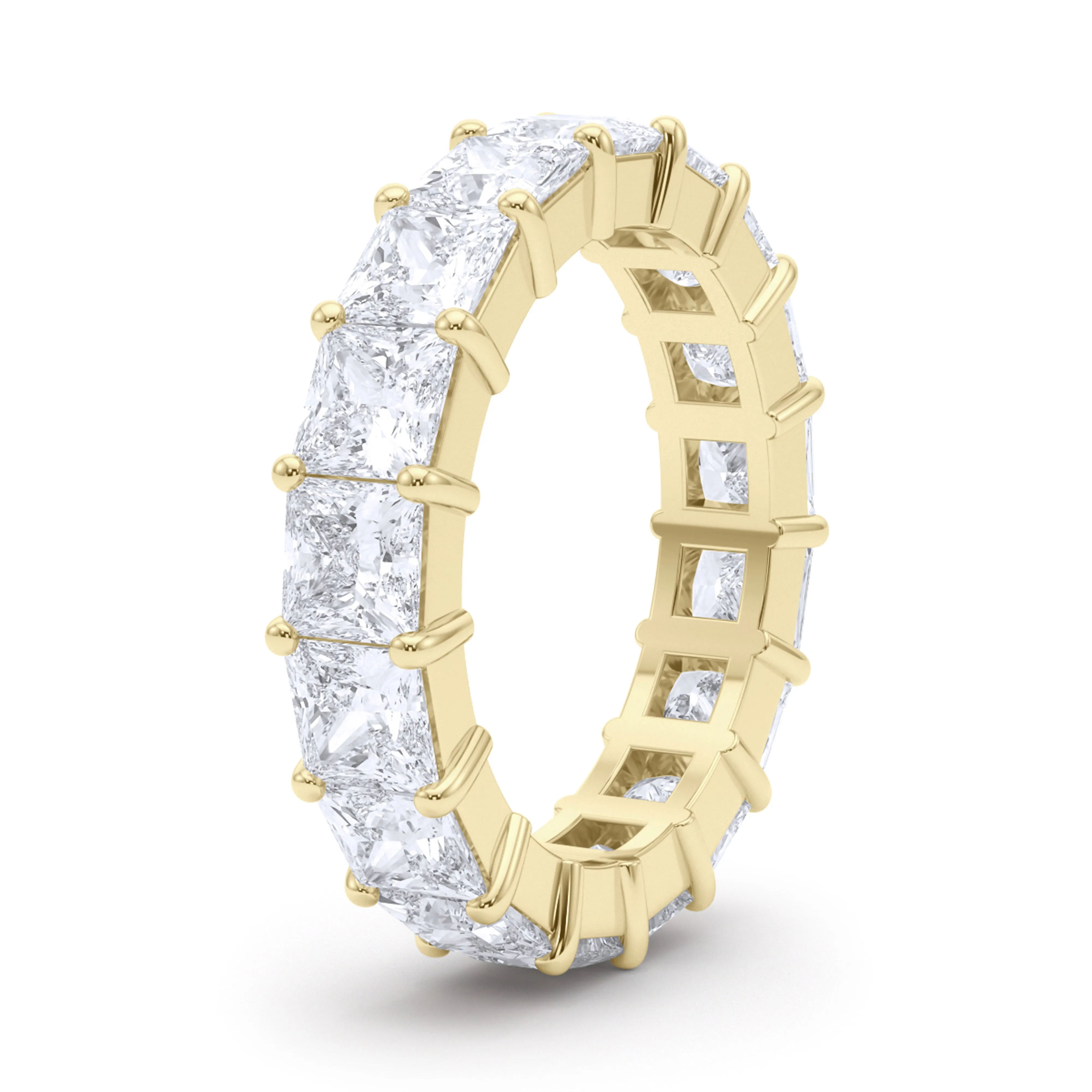 Men's Princess Cut Diamond Eternity Band