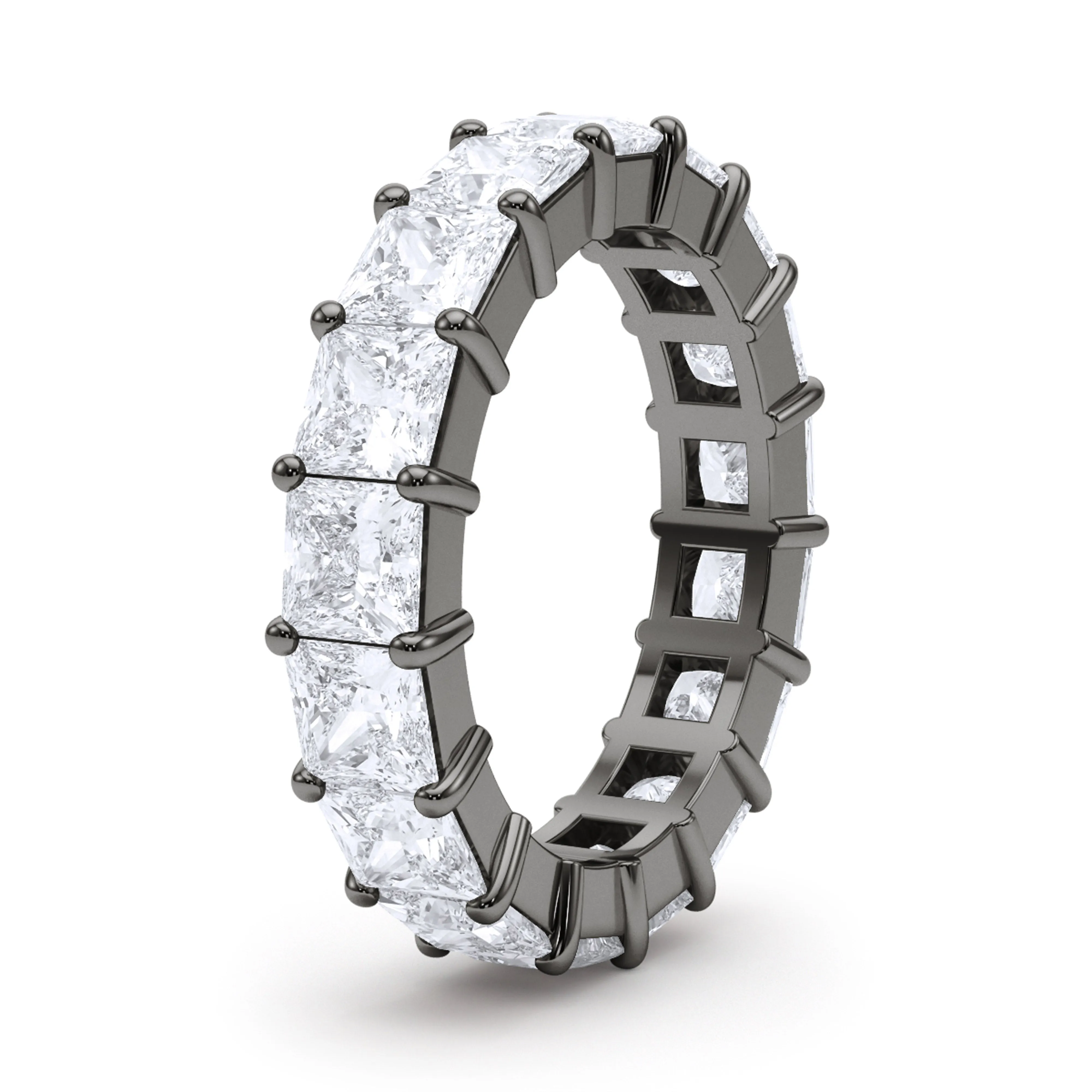 Men's Princess Cut Diamond Eternity Band