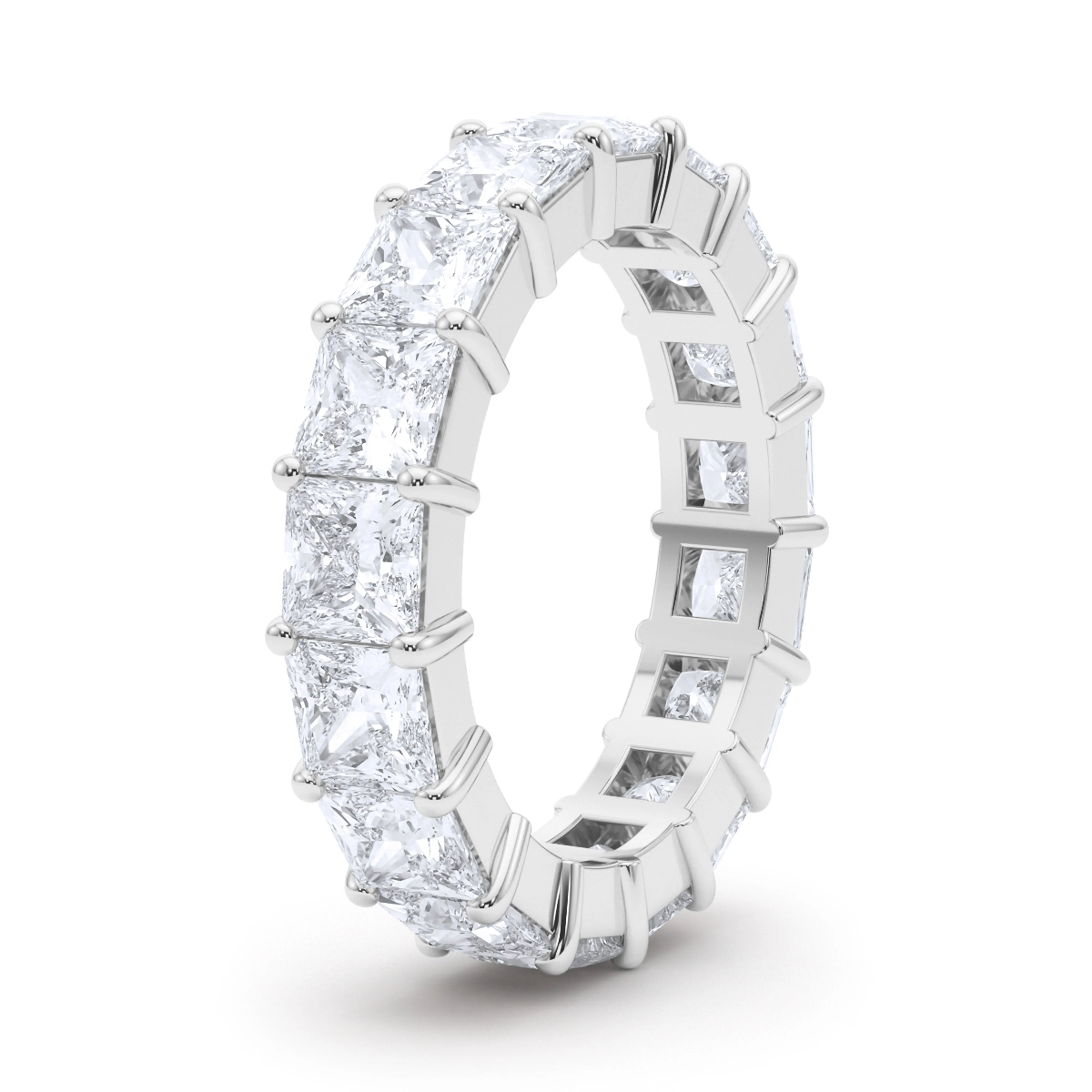 Men's Princess Cut Diamond Eternity Band