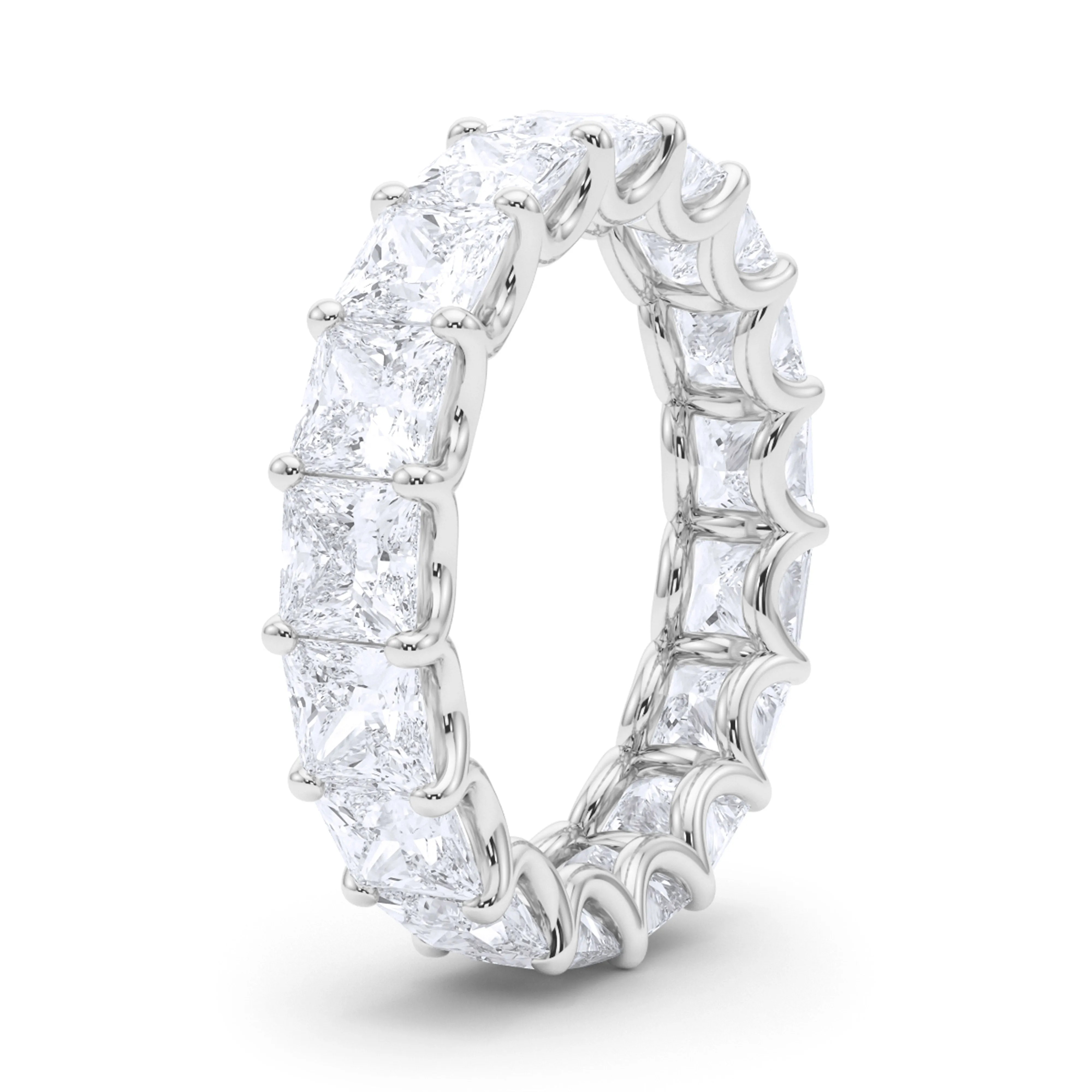 Men's Princess Cut Diamond Eternity Band