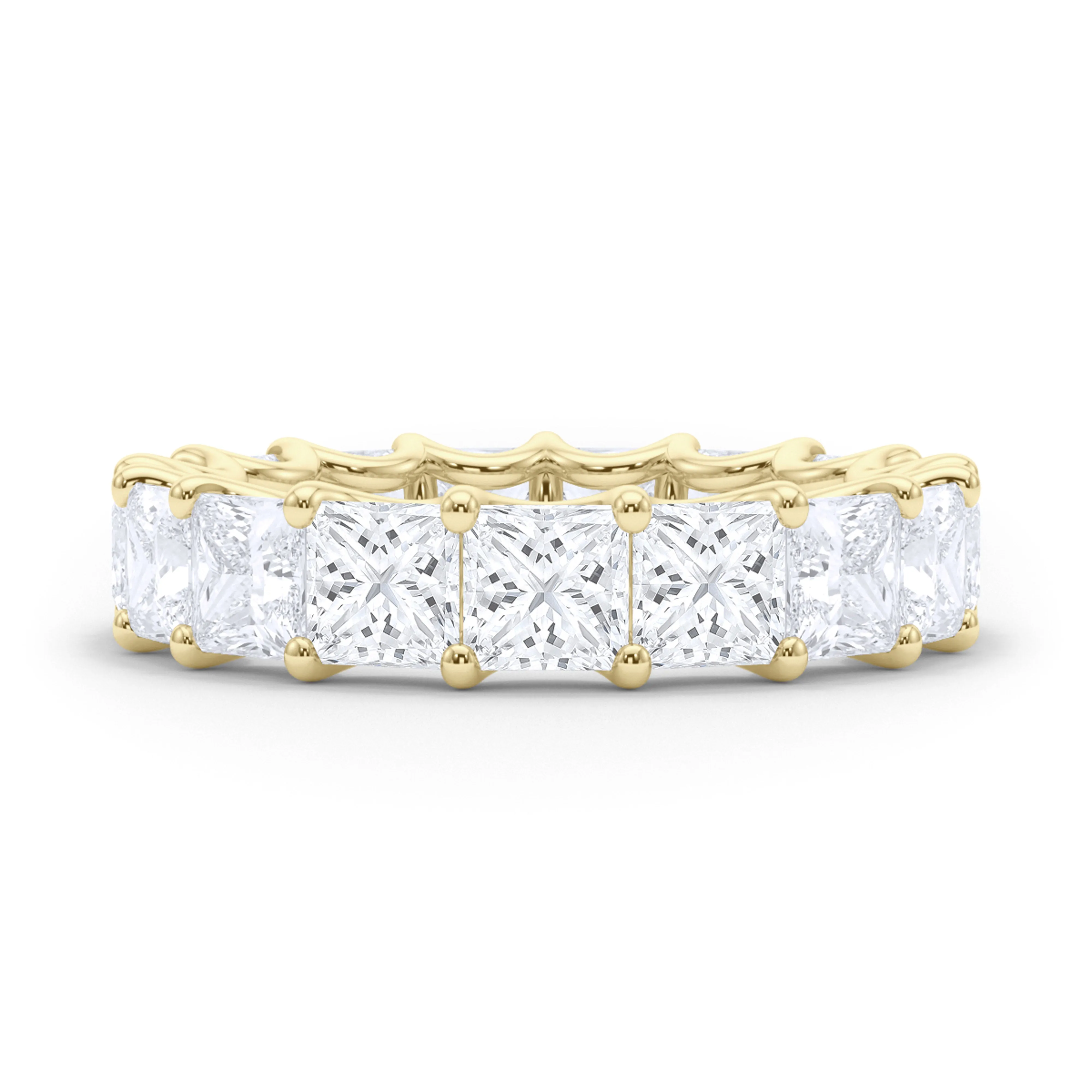 Men's Princess Cut Diamond Eternity Band