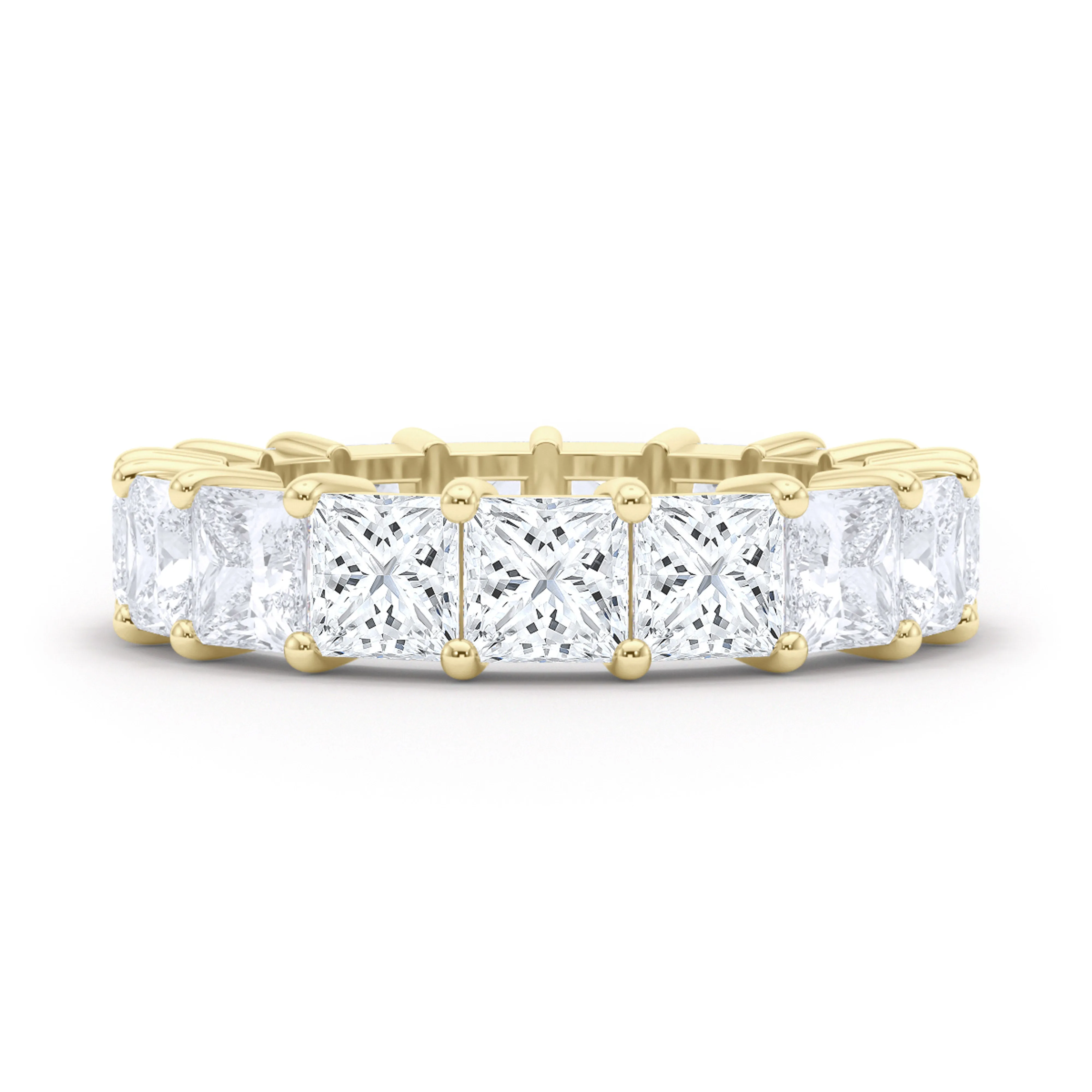 Men's Princess Cut Diamond Eternity Band