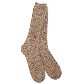 Metro Crew Ragg Taupe Socks (One Size)