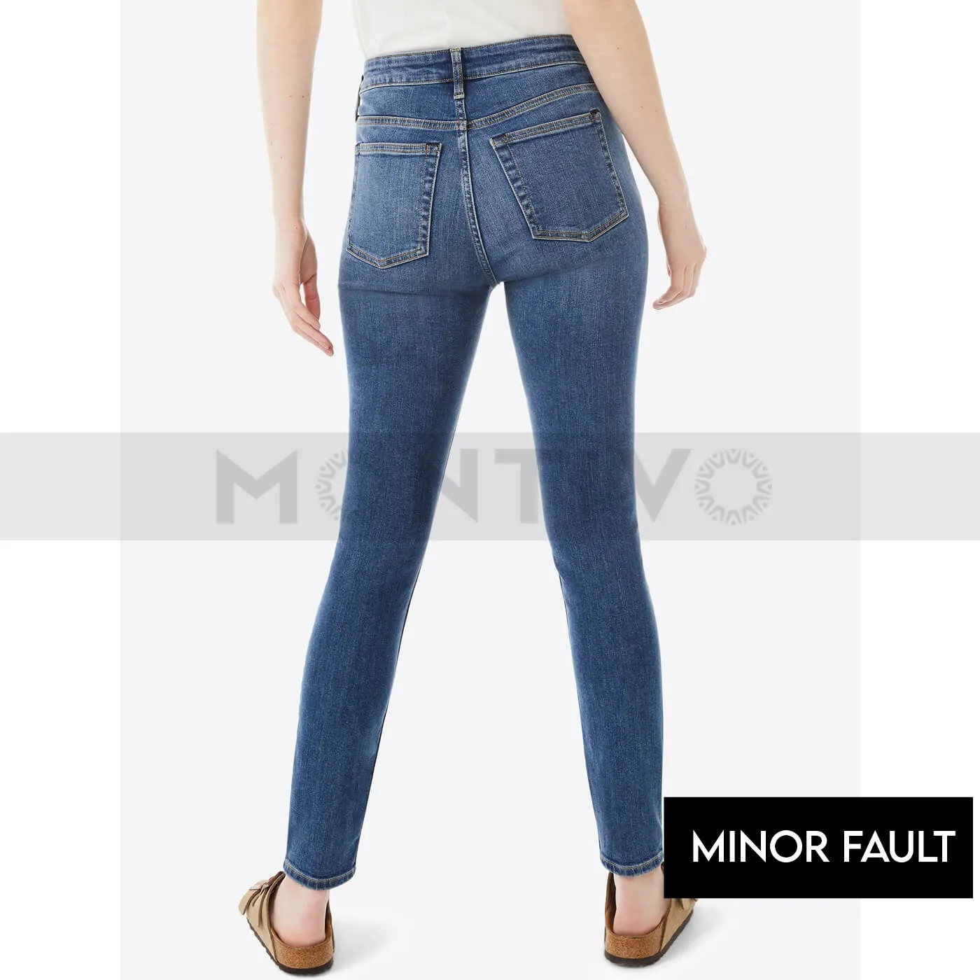 (Minor Fault) High Rise Skinny Jeans