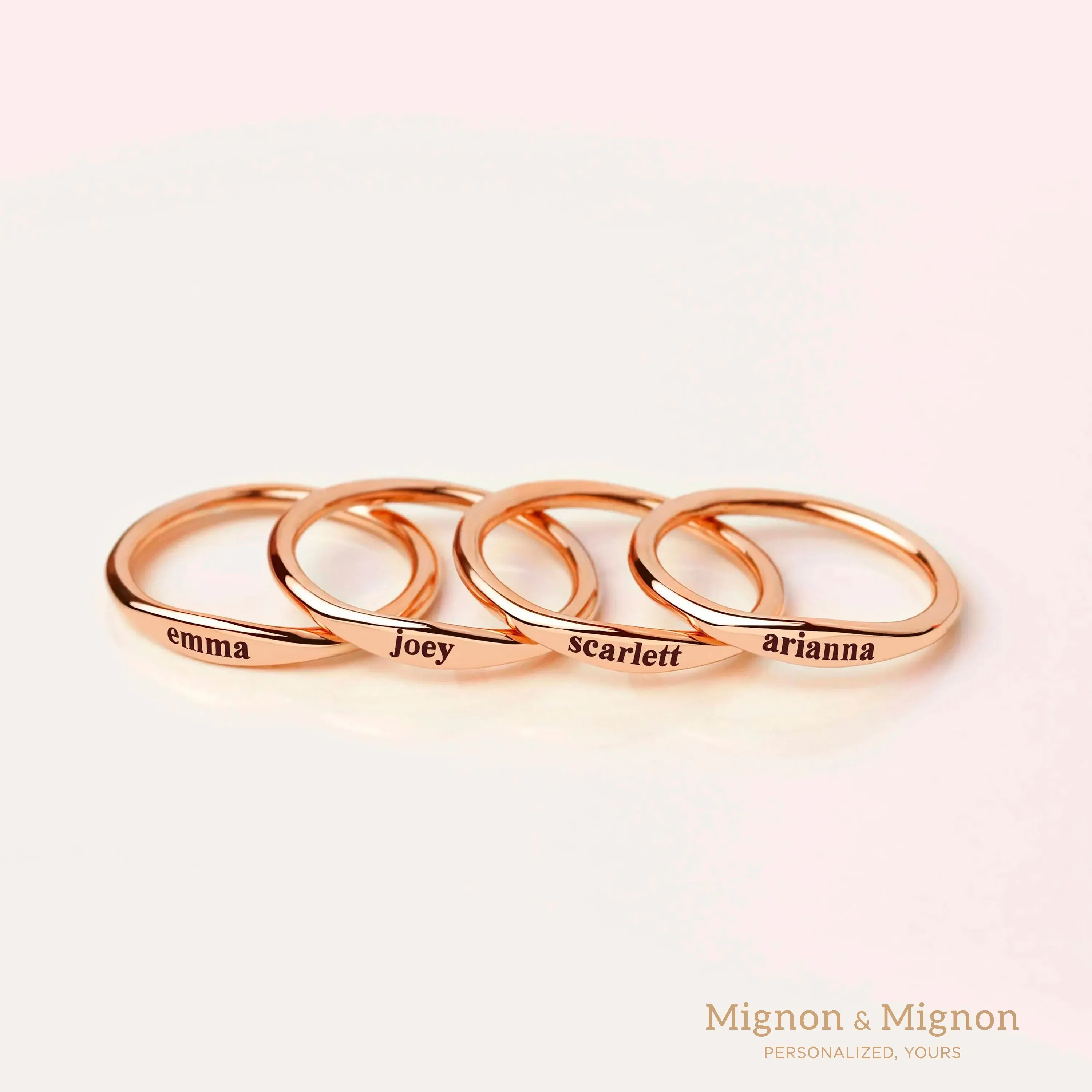 Monica Personalized Ring