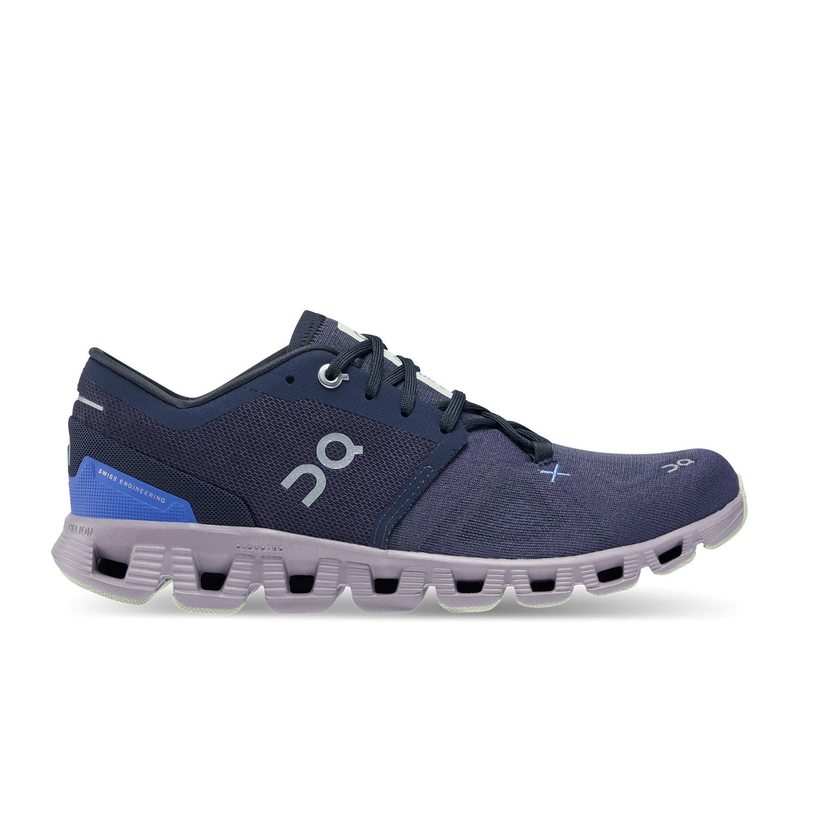 On Running Cloud X 3 Running Shoe (Women) - Midnight/Heron