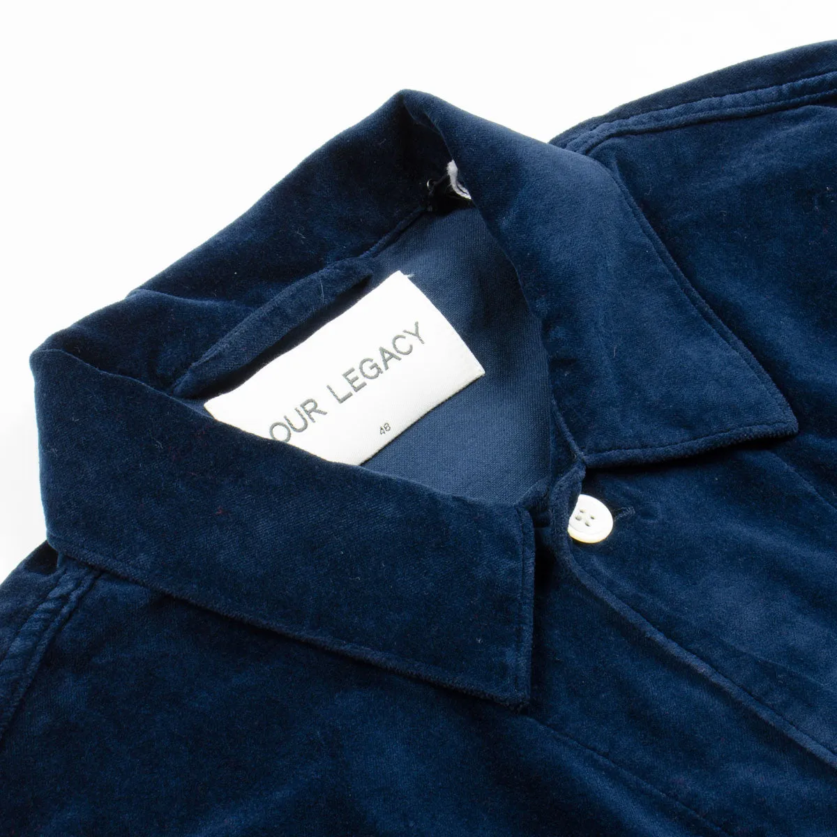 Our Legacy SPLASH - Box Shirt - Navy Velvet