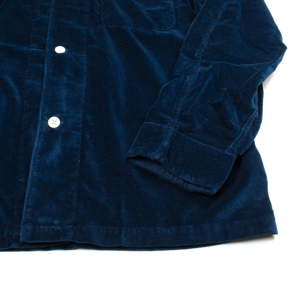 Our Legacy SPLASH - Box Shirt - Navy Velvet