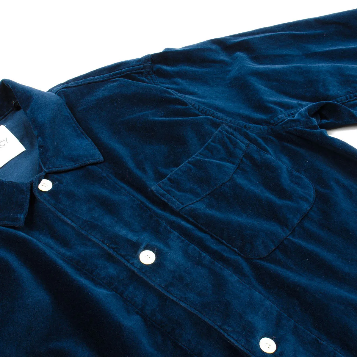 Our Legacy SPLASH - Box Shirt - Navy Velvet