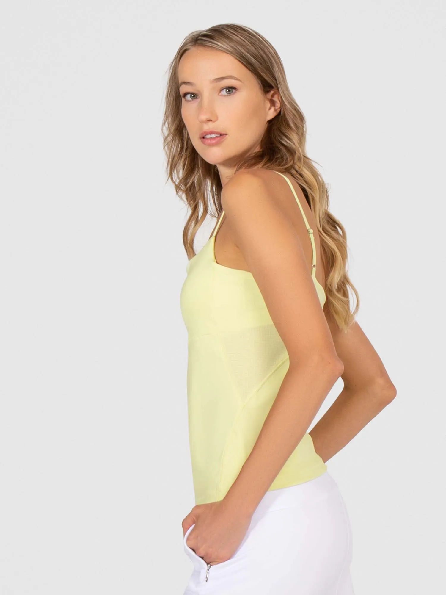 Pearl Adjustable Strap Tank - Zest