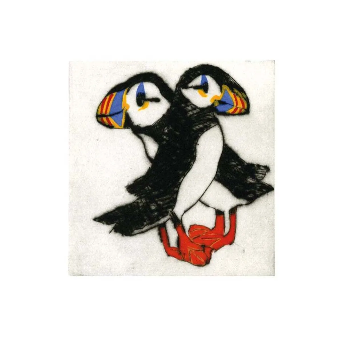 Puffin Pair Card