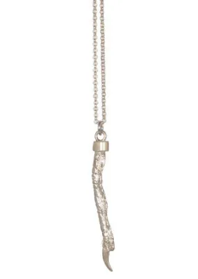 Pukeho Claw Large Necklace, Silver