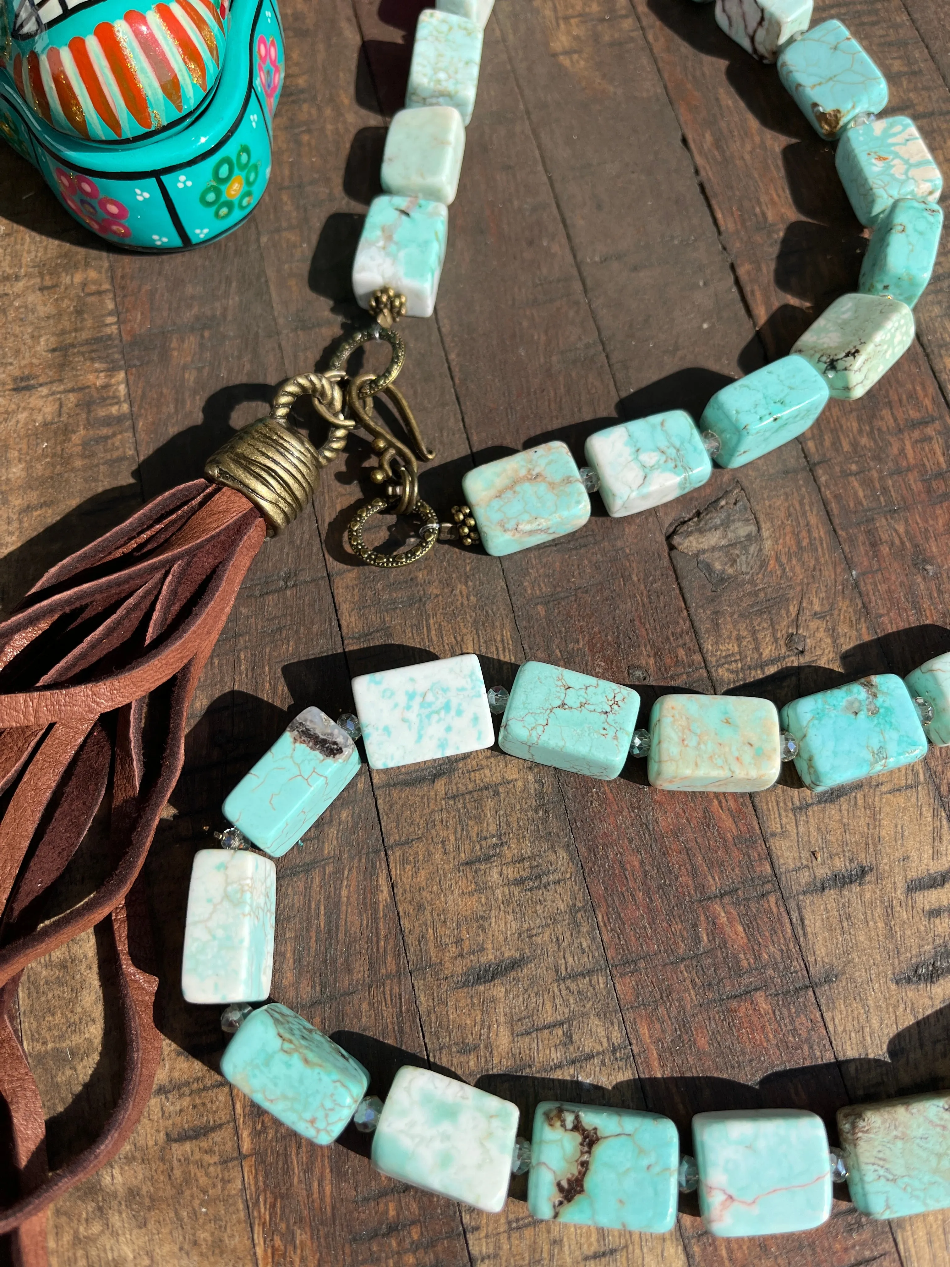 "Barn" Turquoise Necklace