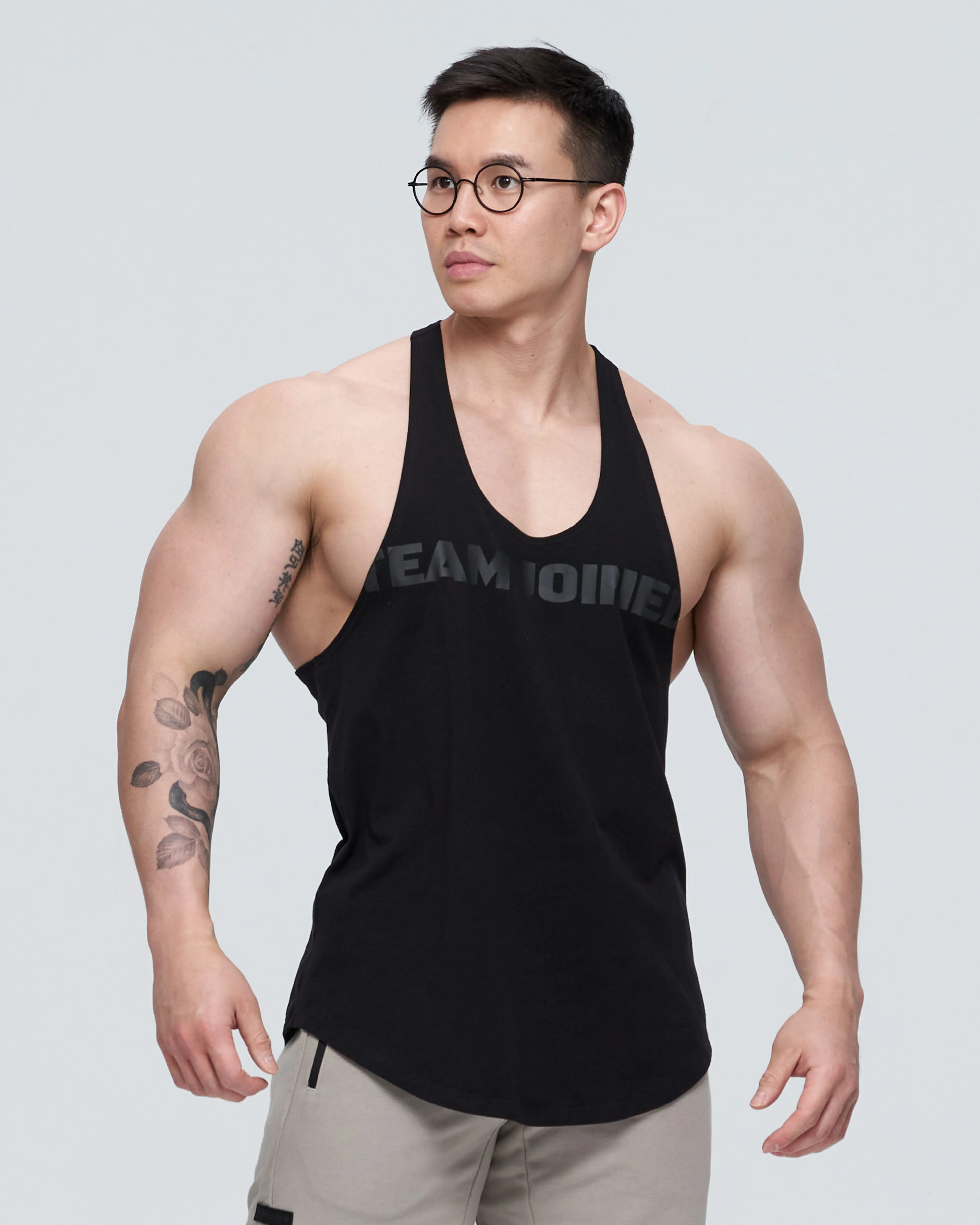 Raw Cresent Muscle Stringer