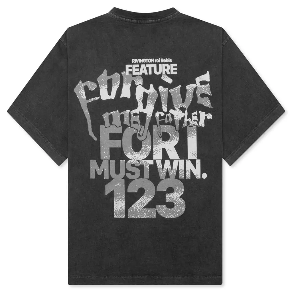 RIVINGTON roi Rebis x Feature I Must Win Tee - Vintage Black