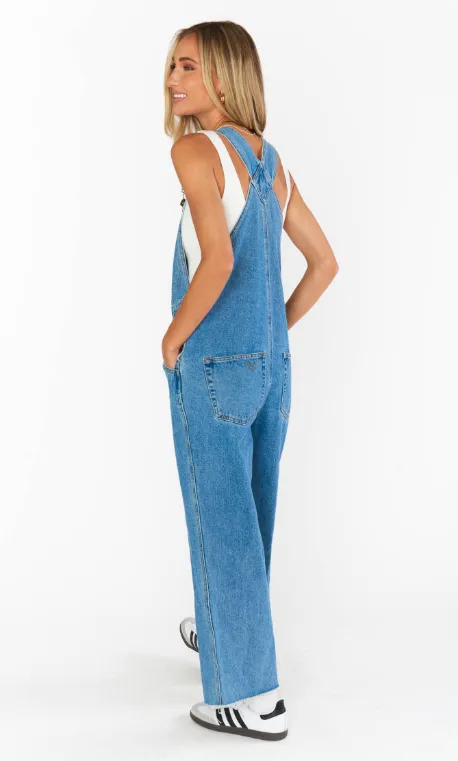 Show Me Your Mumu Marfa Overalls - Vintage Blue