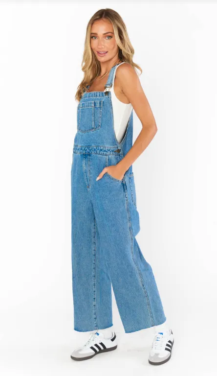 Show Me Your Mumu Marfa Overalls - Vintage Blue