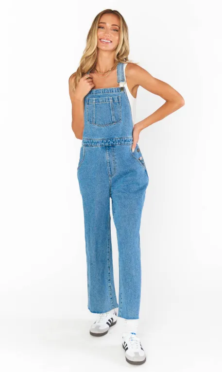 Show Me Your Mumu Marfa Overalls - Vintage Blue