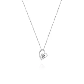 Siciry Mother‘s Day-Diamond Heart Necklace