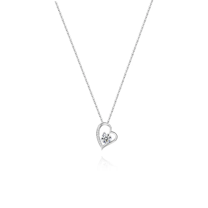 Siciry Mother‘s Day-Diamond Heart Necklace