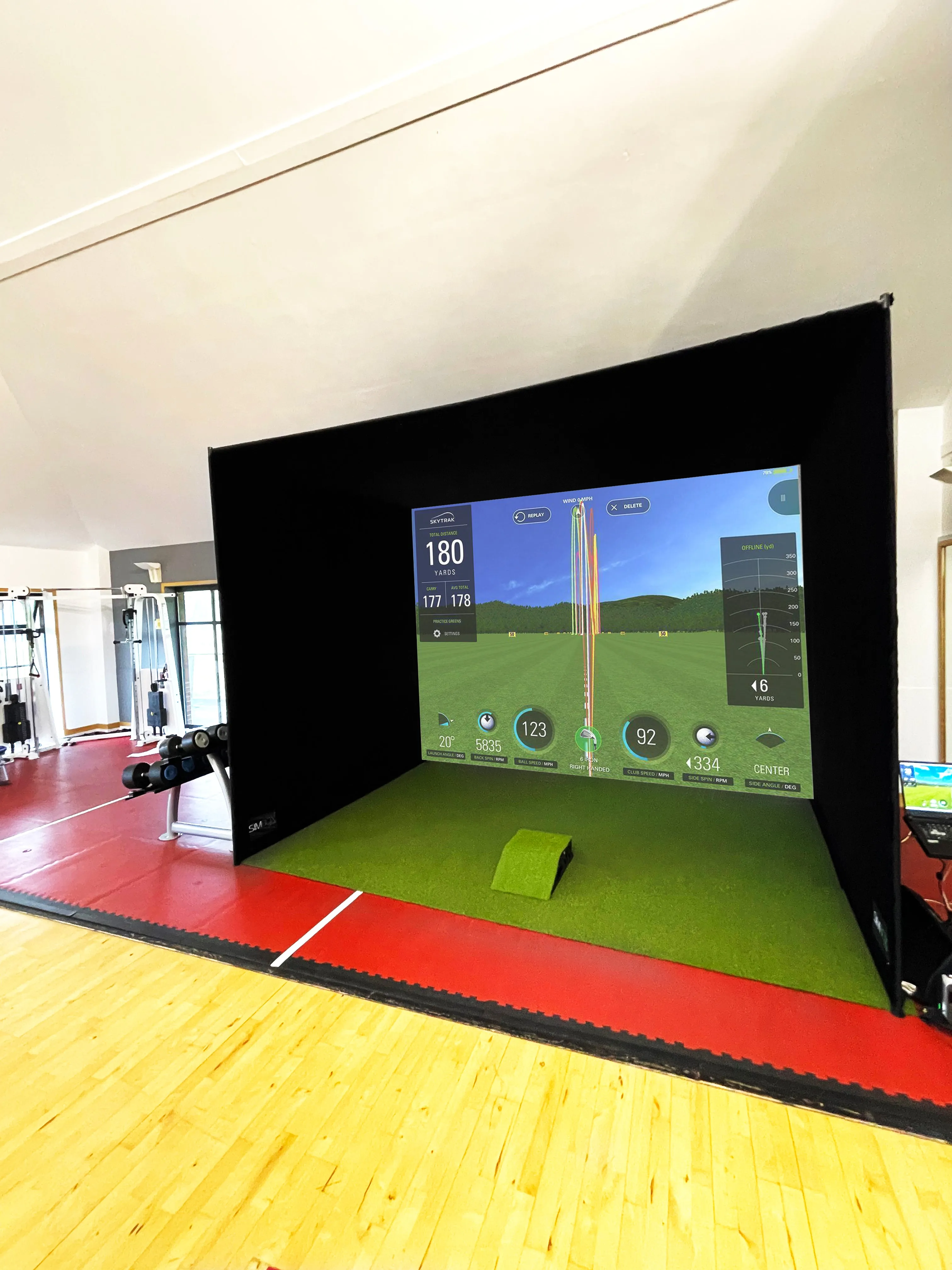 SimBox Golf Simulator Enclosure - 6 sizes