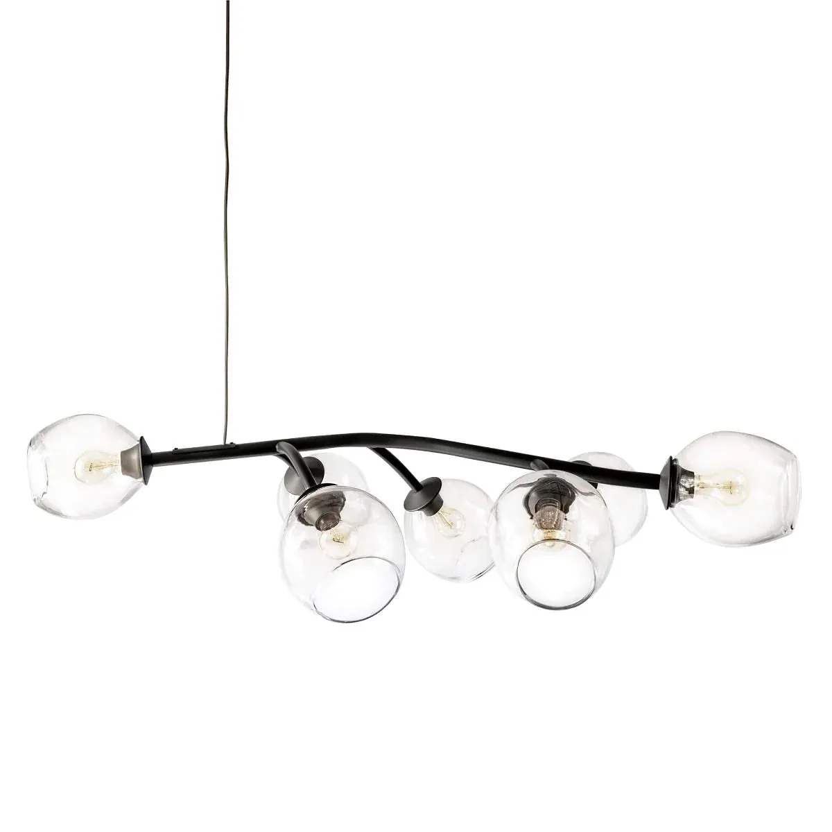 Simon Pearce Vine Chandelier - Black