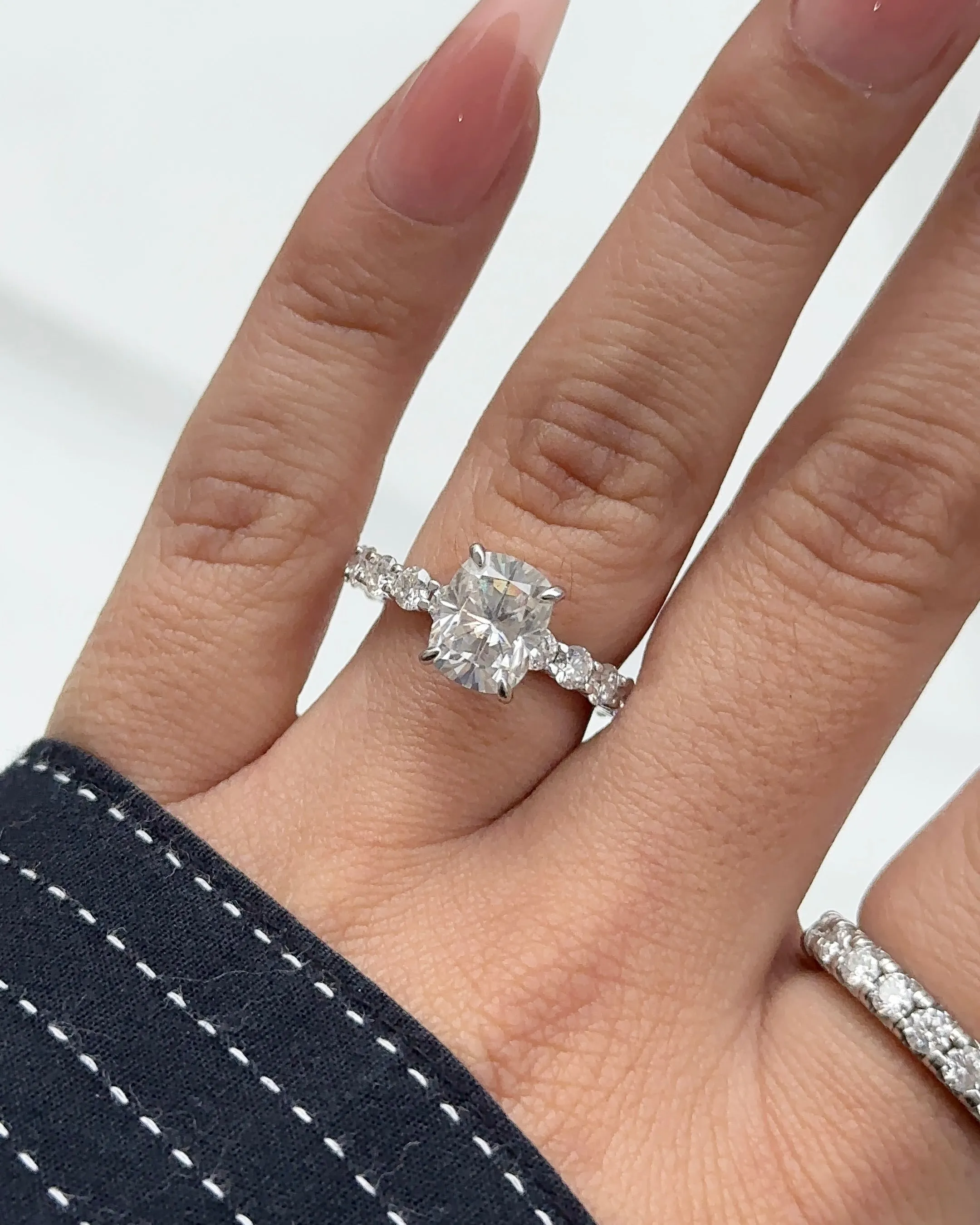 STEPHANY MOISSANITE RING