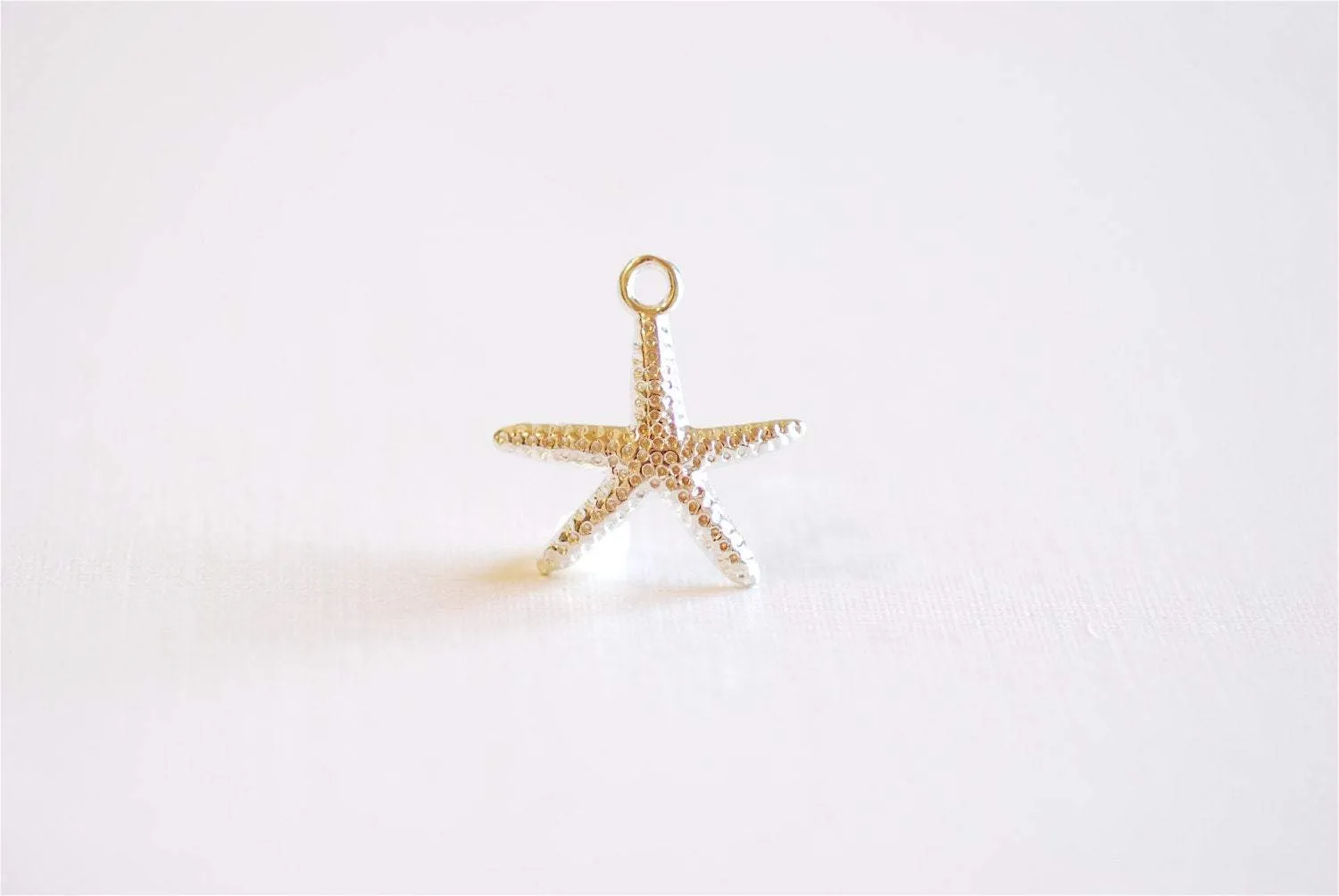 Sterling Silver Wholesale Starfish Charm Pendant- 925 Fish Charm, Silver Starfish, Silver Starfish Charm, Silver Star Charm, 231