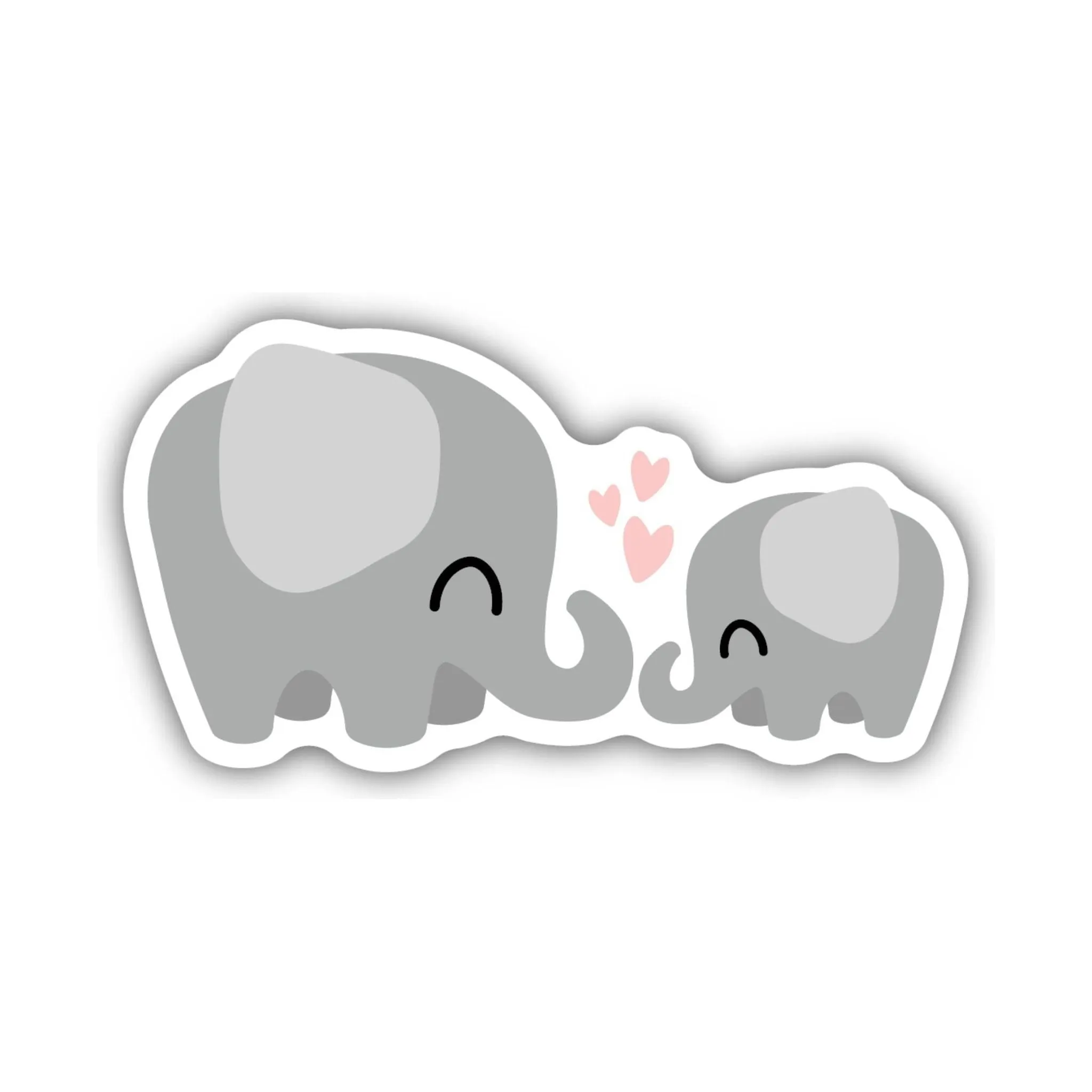 Stickers Northwest Two Elephants