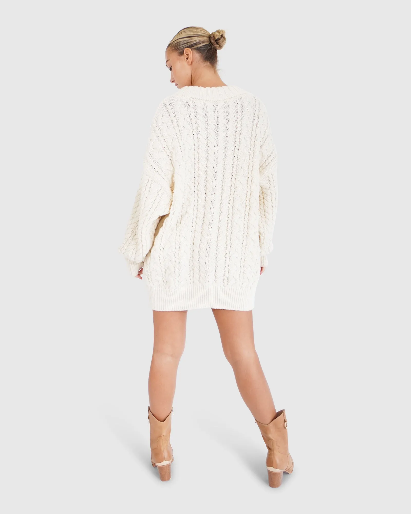 Still The One Chunky Oversize Knit - Cream