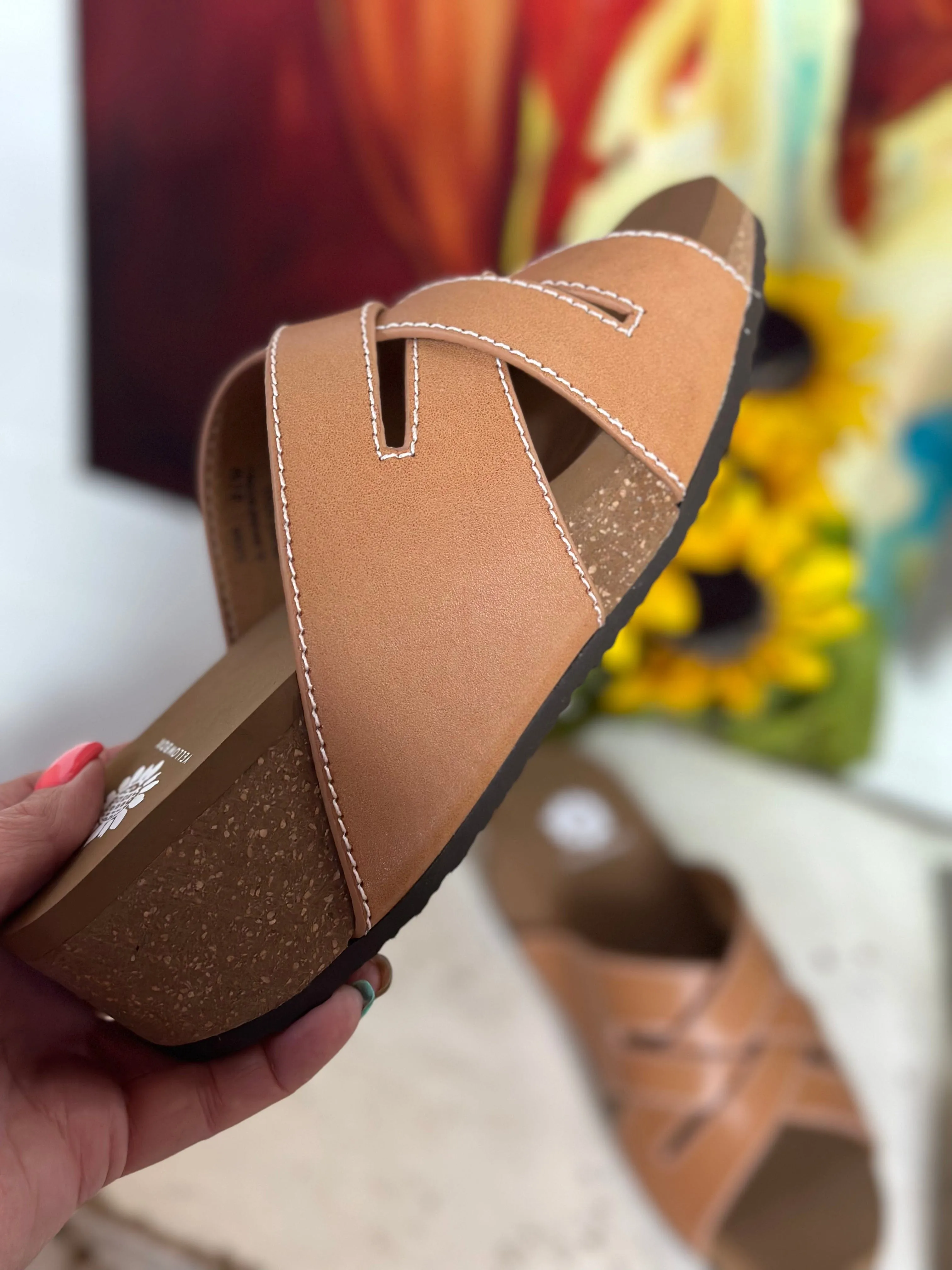 The Cris Cross Wedge Sandal