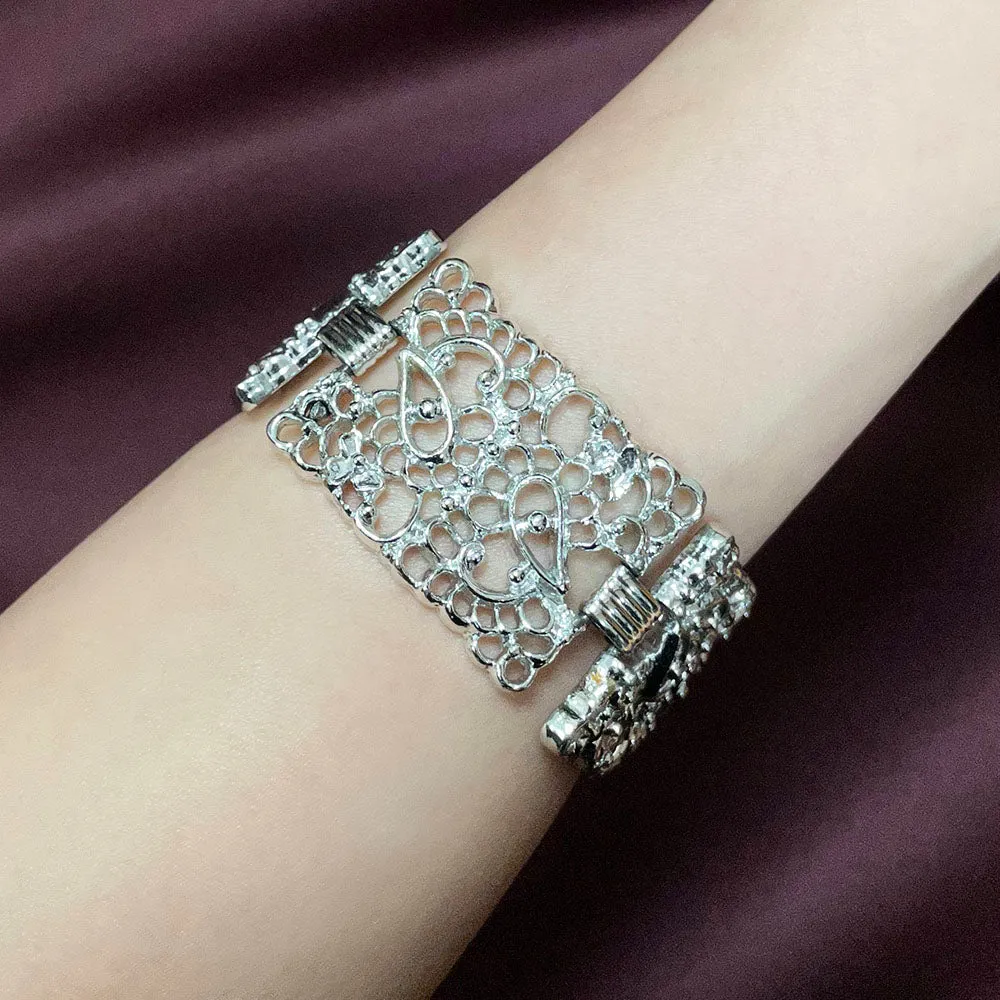 【USA輸入】 ヴィンテージ EMMONS フィリグリー ブレスレット/Vintage EMMONS Filigree Bracelet