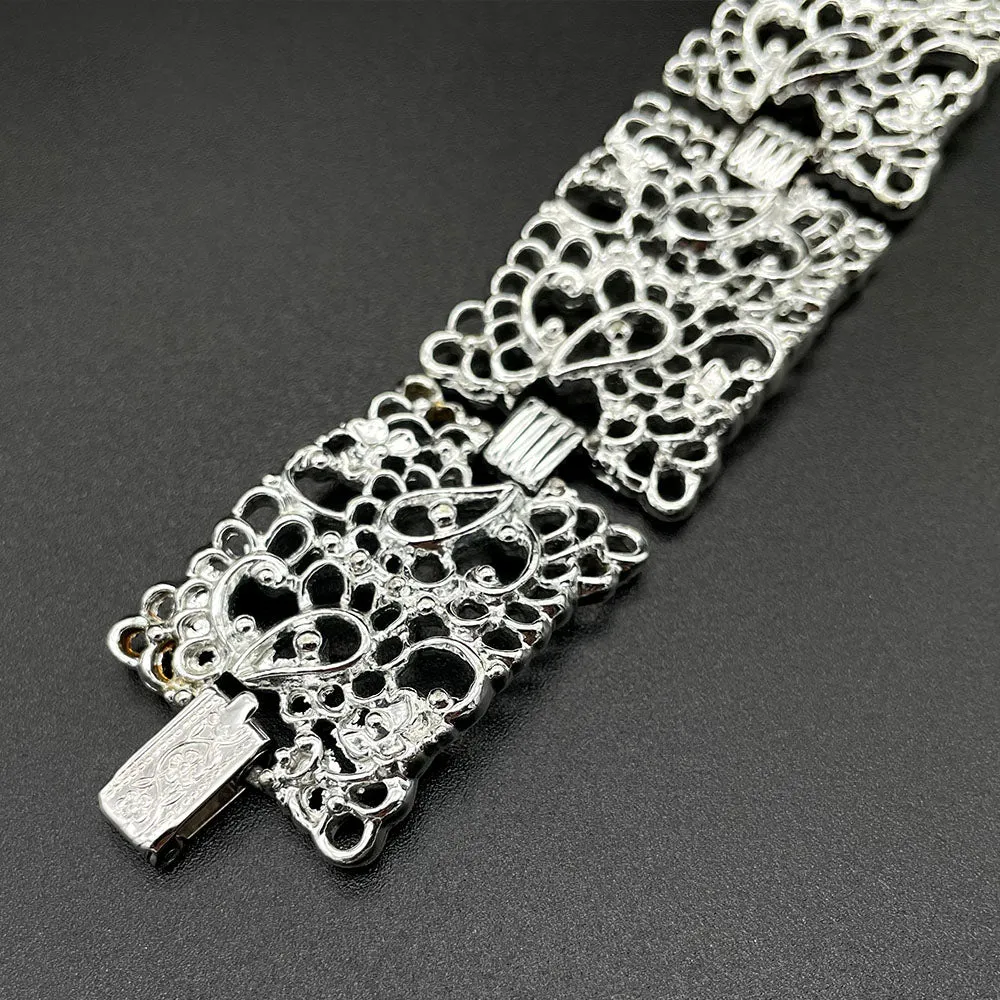 【USA輸入】 ヴィンテージ EMMONS フィリグリー ブレスレット/Vintage EMMONS Filigree Bracelet