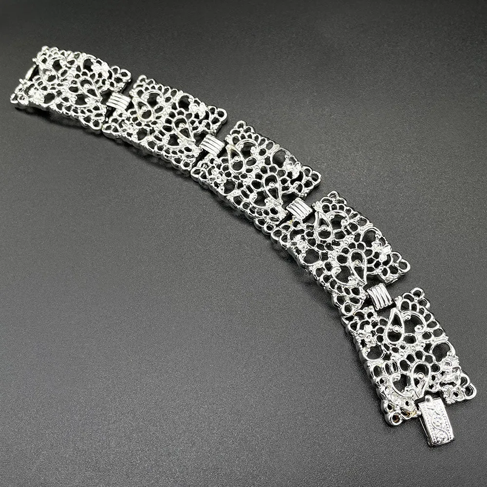 【USA輸入】 ヴィンテージ EMMONS フィリグリー ブレスレット/Vintage EMMONS Filigree Bracelet