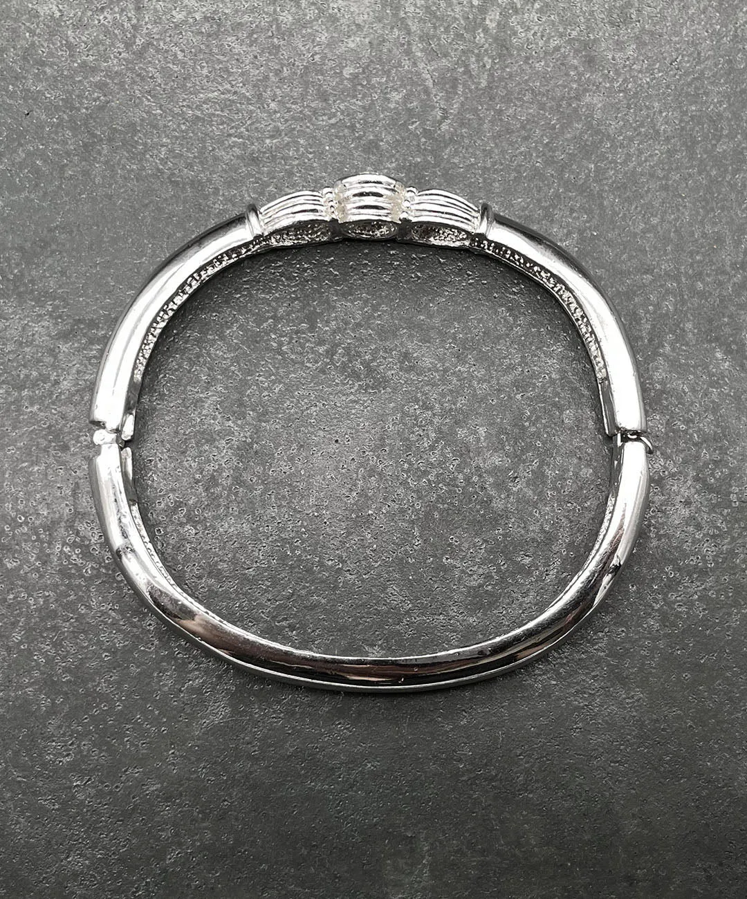 【USA輸入】ヴィンテージ クリア ビジュー バングル/Vintage Clear Bijou Bangle