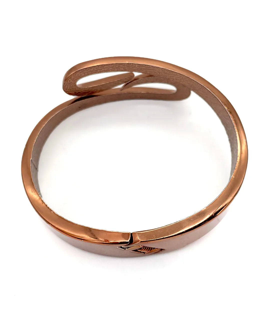 【USA輸入】ヴィンテージ コッパー デザイン バングル/Vintage Copper Swirl Bangle