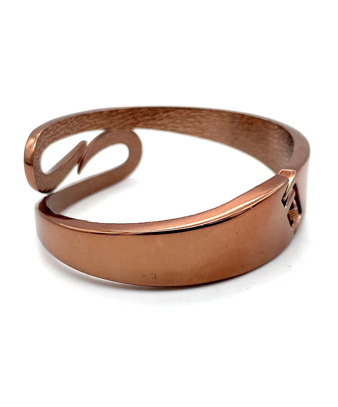 【USA輸入】ヴィンテージ コッパー デザイン バングル/Vintage Copper Swirl Bangle