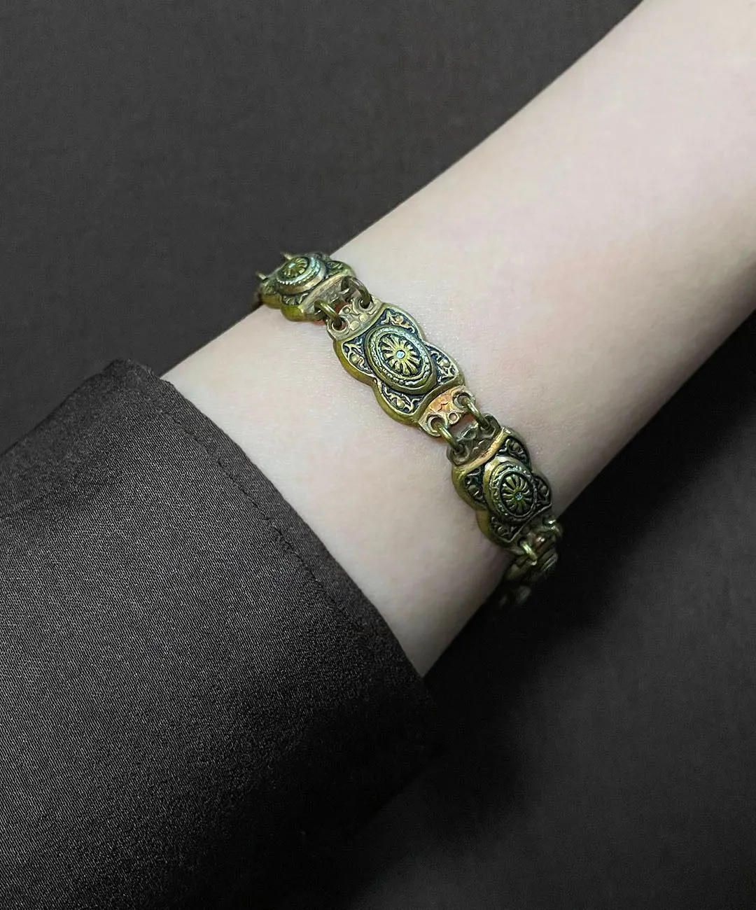 【USA輸入】ヴィンテージ スペイン ダマシン ブレスレット/Vintage SPAIN DAMASCENE Bracelet