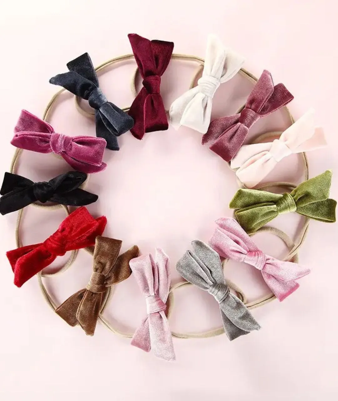 Velvet Bow Headband