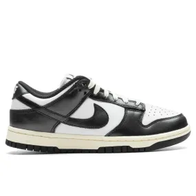 Women's Dunk Low 'Vintage Panda' - White/Black/Coconut Milk