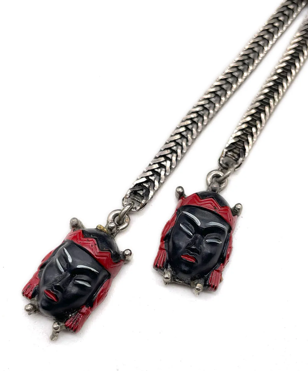 ヴィンテージ SELRO Asian Princess ネックレス/Vintage SELRO Asian Blackamoor Princess Necklace